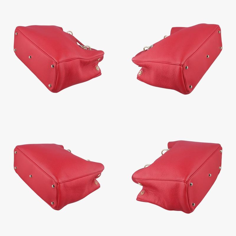 Christian Diorchristian Diorissimo Red Leather 09-ma-1123