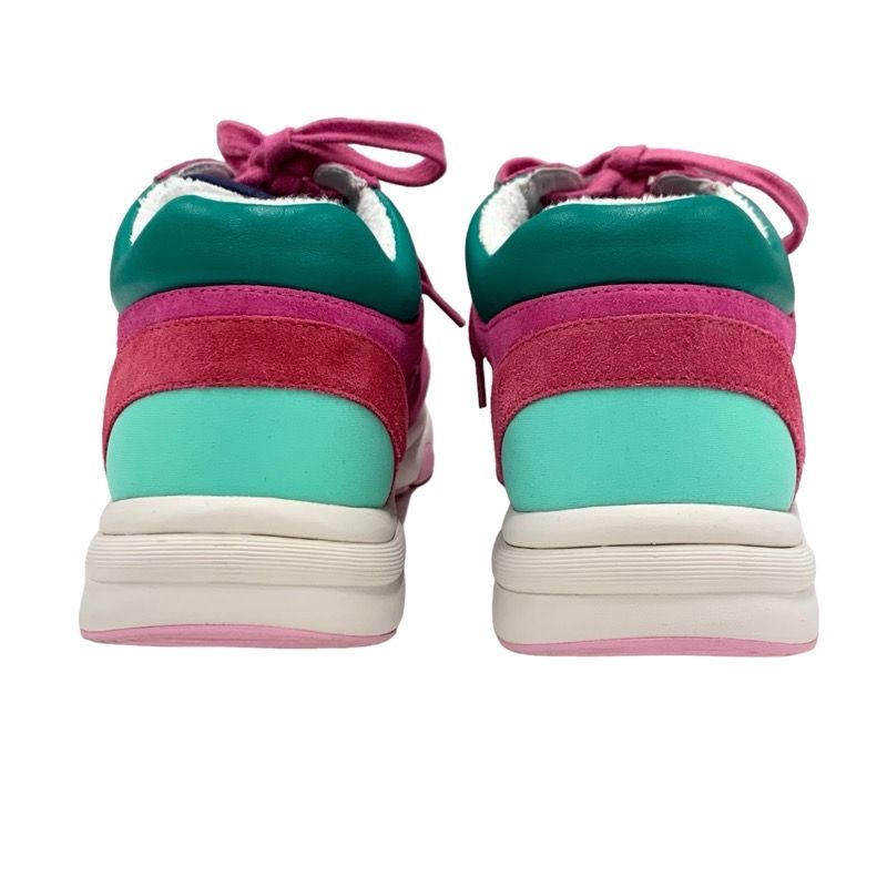 Chanel Sneakers Shoes Suede Fabric Leather Nylon Multicolor Here Mark Pile