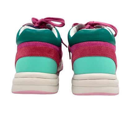 Chanel Sneakers Shoes Suede Fabric Leather Nylon Multicolor Here Mark Pile