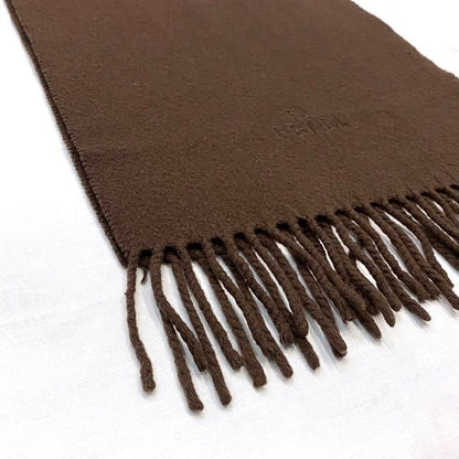 Fendi Scarf Ec21941 Brown Cleaned Wool