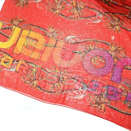 Louis Vuitton 18ss Etoile Palm Tree Shawl Mp1974 Red