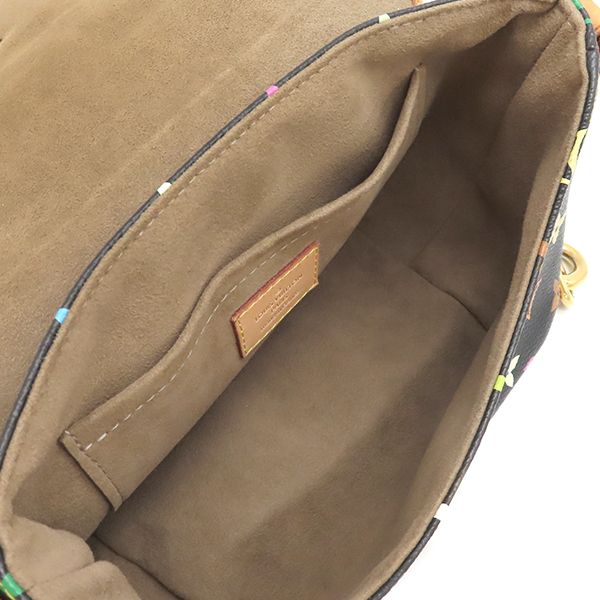 Louis Vuitton Shoulder Bag Patti Monogram Multicolor Noir Black Gold Hardware