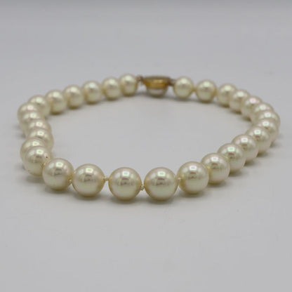 Christian DIOR Necklace Faux Pearl Approx 70.8g Accessories H12365