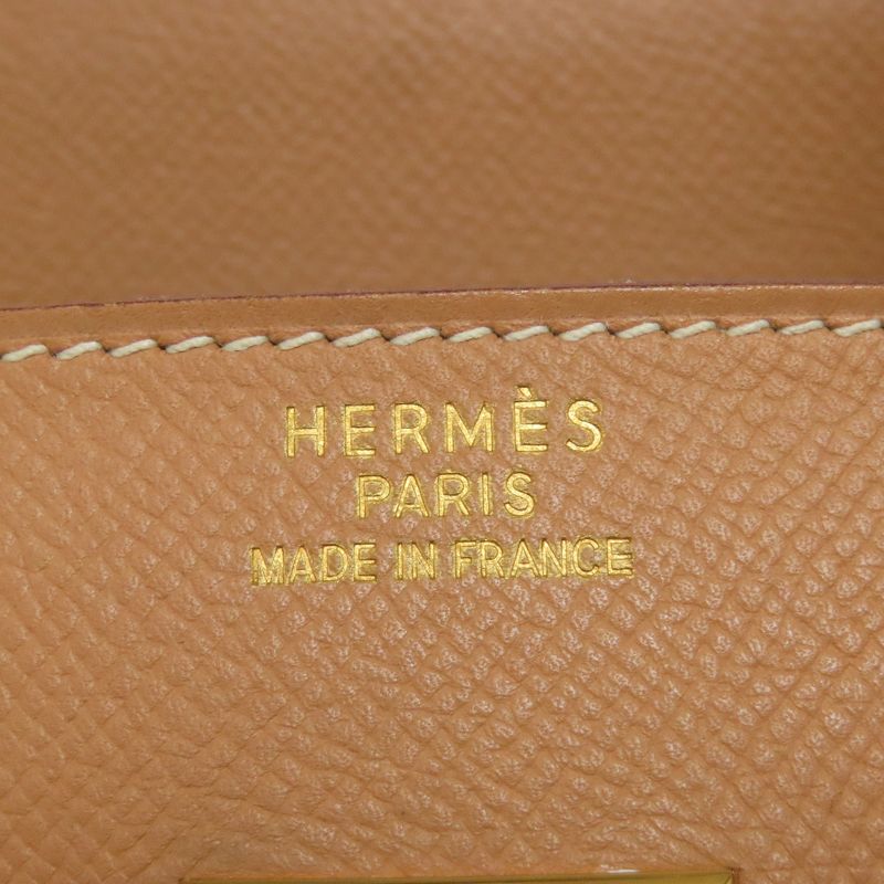 Hermes Birkin 35 Gold Hardware Handbag Courchevel Women