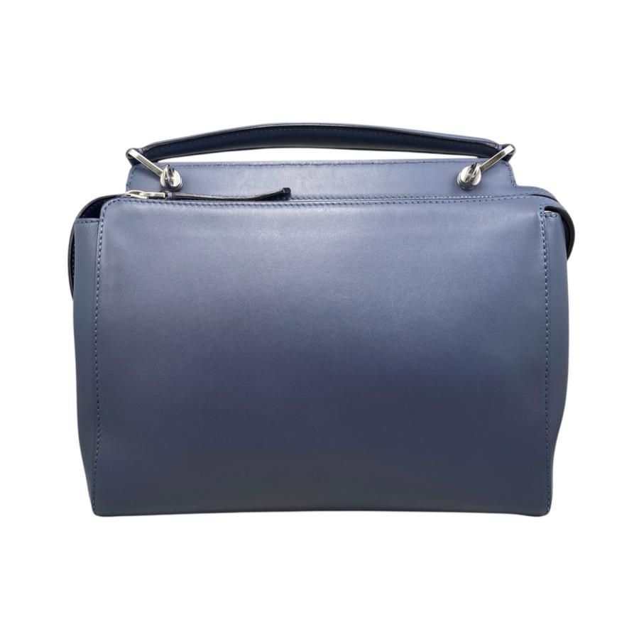 Fendi Handbag Shoulder Bag Dotcom 8bn293 Calf Leather Navy Blue Pink Beige Fendi