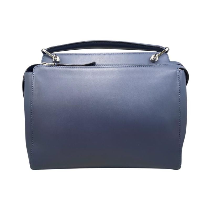 Fendi Handbag Shoulder Bag Dotcom 8bn293 Calf Leather Navy Blue Pink Beige Fendi