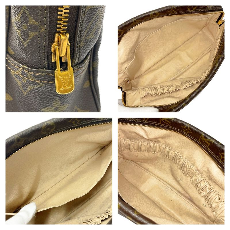 Louis Vuitton M47522 Monogram PVC Trousse Toilette 28 Brown 314846 Second Bag