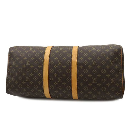 Louis Vuitton Boston Bag Keepall 55 Monogram Canvas Monogram Gold Hardware