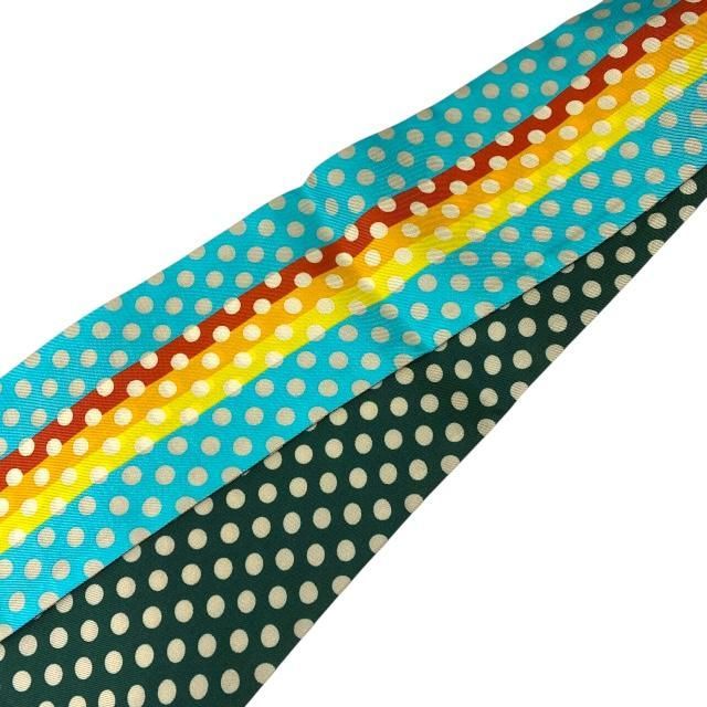 Gucci 741890 Scarf Bandana Interlocking G Accessories Small Pattern Dotted Silk