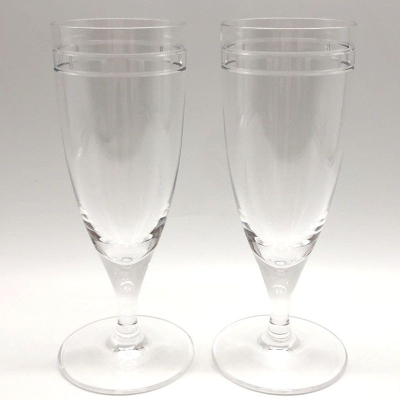 Tiffany & Co Tiffany & Co Atlas Pilsner Glasses Chien Pair of Bread Glasses Set