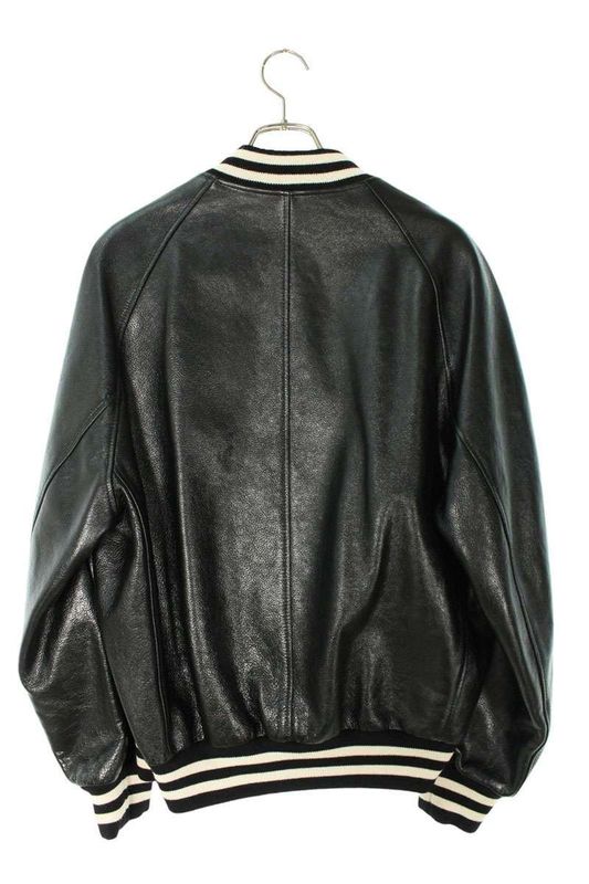 Celine 2ec24132o Oversized Teddy Leather Jacket Men's 48