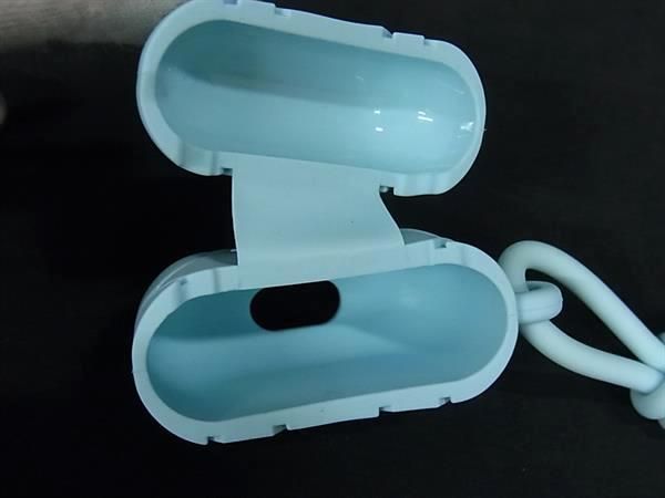 Bottega Veneta Rubber Airpods Case Airpods Case Light Blue Fk0836