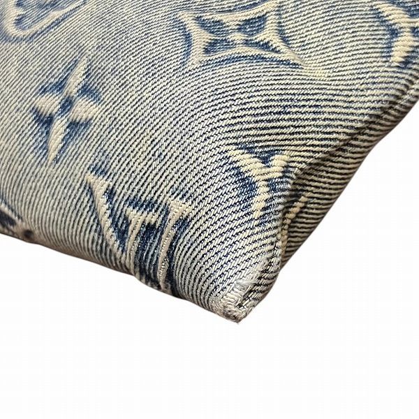 Louis Vuitton Monogram Washed Denim Pochette To Go M82313 Bag Clutch Bag Second
