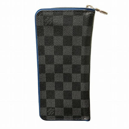 Louis Vuitton Damier Graphite Zippy Wallet Vertical N64436 Long Wallet For Men