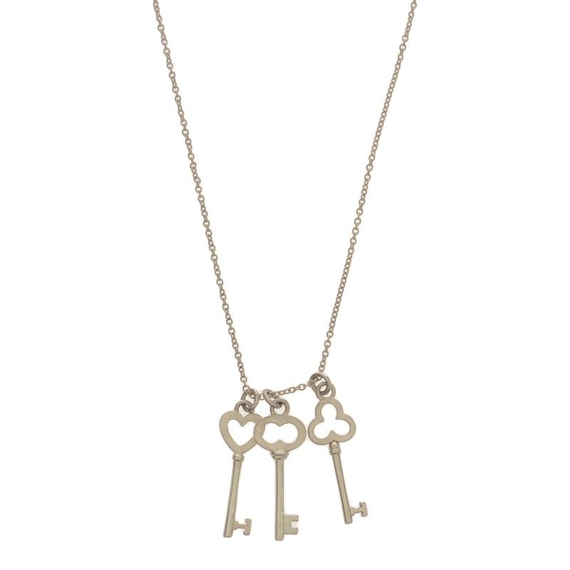 Tiffany & Co Tiffany & Co Three Key Pendant Necklace Accessory Total Weight