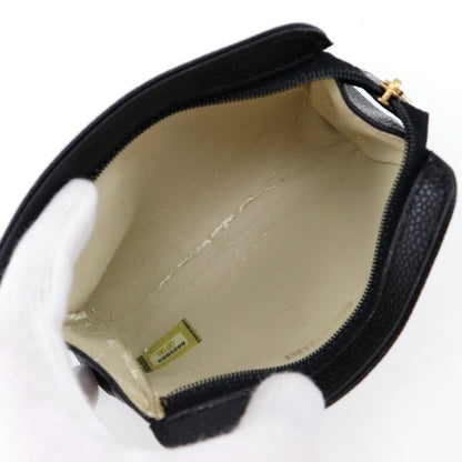 Chanel Coco Mark A13500 Caviar Skin Black Ladies Pouch