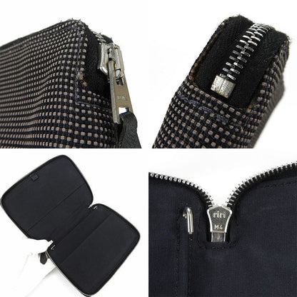 Hermes Handbook Cabas - Agenda Her Line Gray Canvas Men Women Leather Small