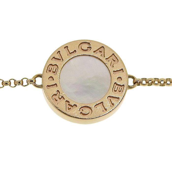 Bvlgari Mother Of Pearl Bracelet 350550 18K Pink Gold 750 Pink Gold Mother Of