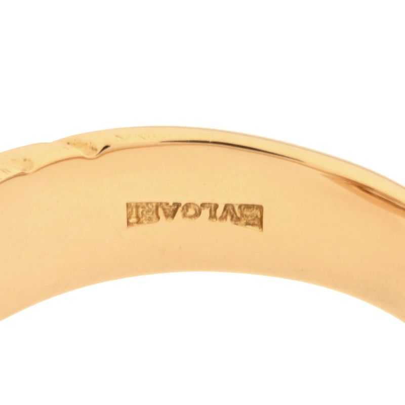 Bulgari Bvlgari Doppio Bachelato Ring With Diamonds Approx 95 18K Yellow Gold
