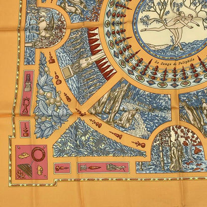 Hermes Scarf Carre 90 Polyfill Dreaming Yellow