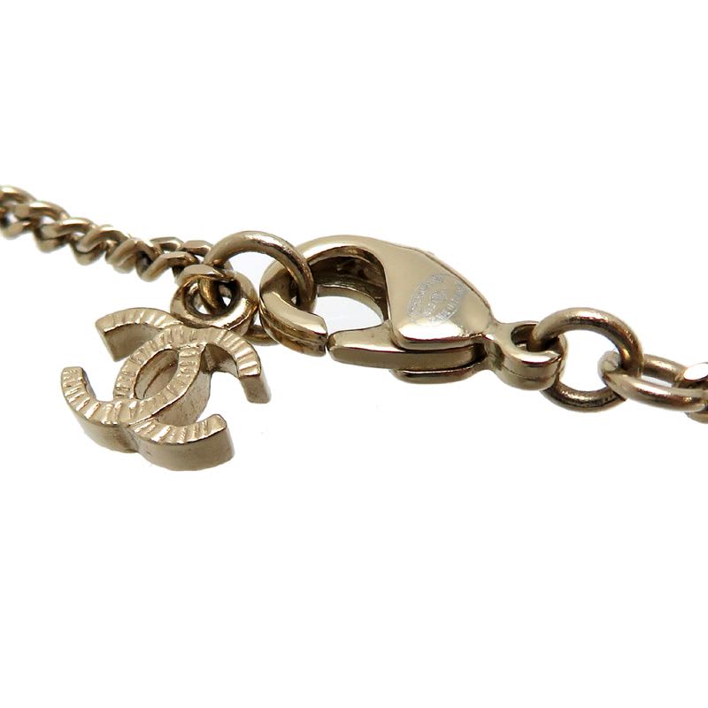 Chanel Coco Mark Rhinestone Necklace