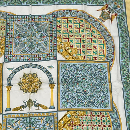 Hermes Scarf Carre 90 Ciels Byzantins Byzantine Sky Silk Multicolor