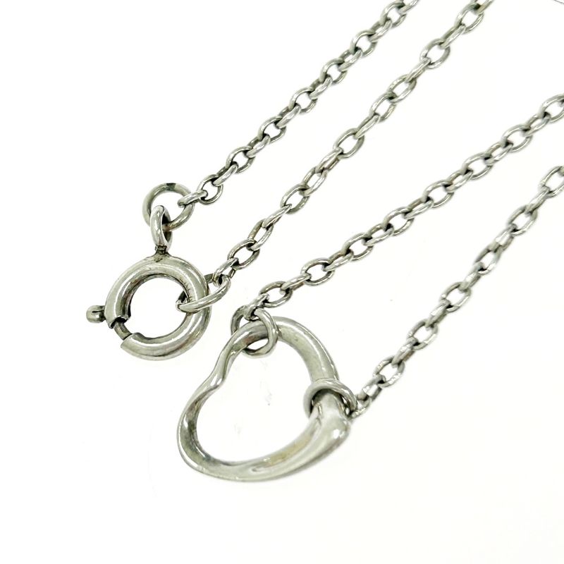 Tiffany & Co Tiffany & Co Silver Elsa Peretti Open Heart 3p Bracelet 1.9g