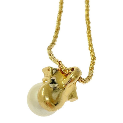 Christian Dior GP Faux Pearl Necklace Women's Gold 315466 Necklace