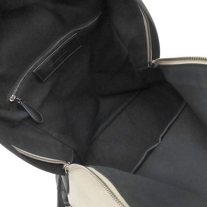 Balenciaga Backpack Daypack Backpack Canvas Leather White X Black Silver