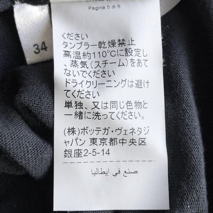 Bottega Veneta Short Sleeve T-shirt Size 34 XS Women - Black Crew Neck