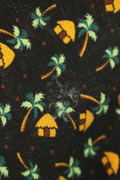 Prada Ujn077 All Over Pattern Short Sleeve Polo Shirt Men's M