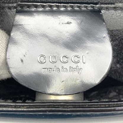 Gucci 000 1046 0506 Shoulder Bag One Shoulder Black Enamel Leather Women