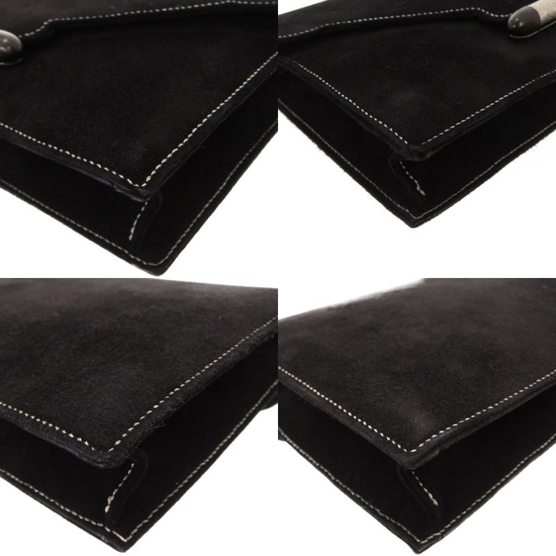 Hermes Navette Silver Stitching Que