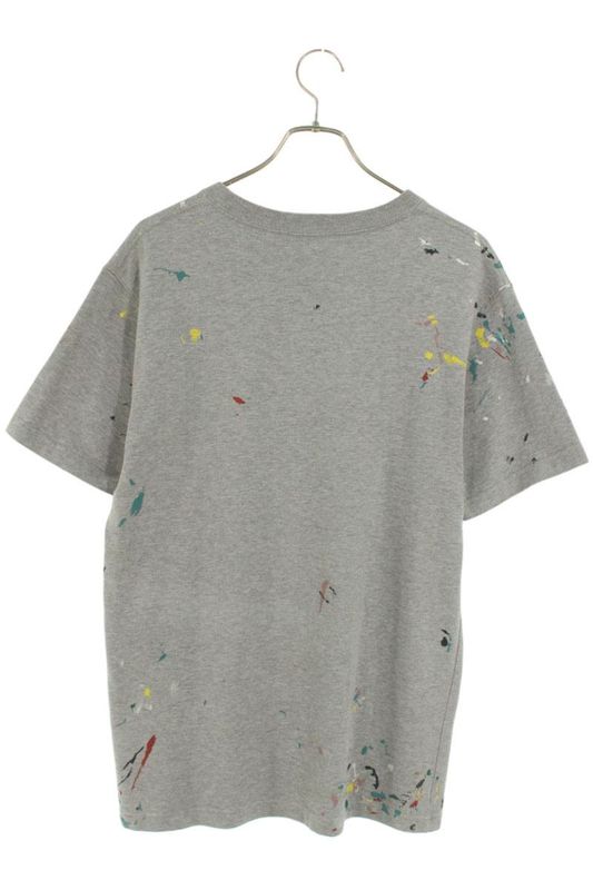 Dior 21SS 183j686a0554 Paint Print Logo Embroidery Oversized T-shirt Men's S