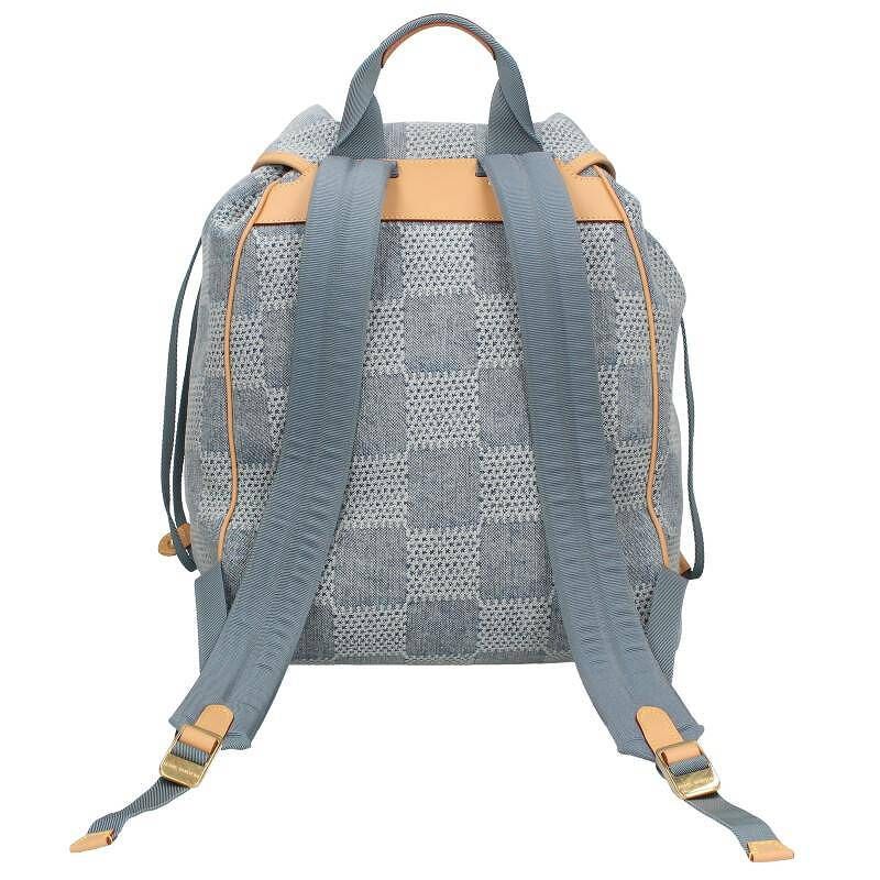 Louis Vuitton 24AW N40708 Montsouris Damier Denim Backpack For Men