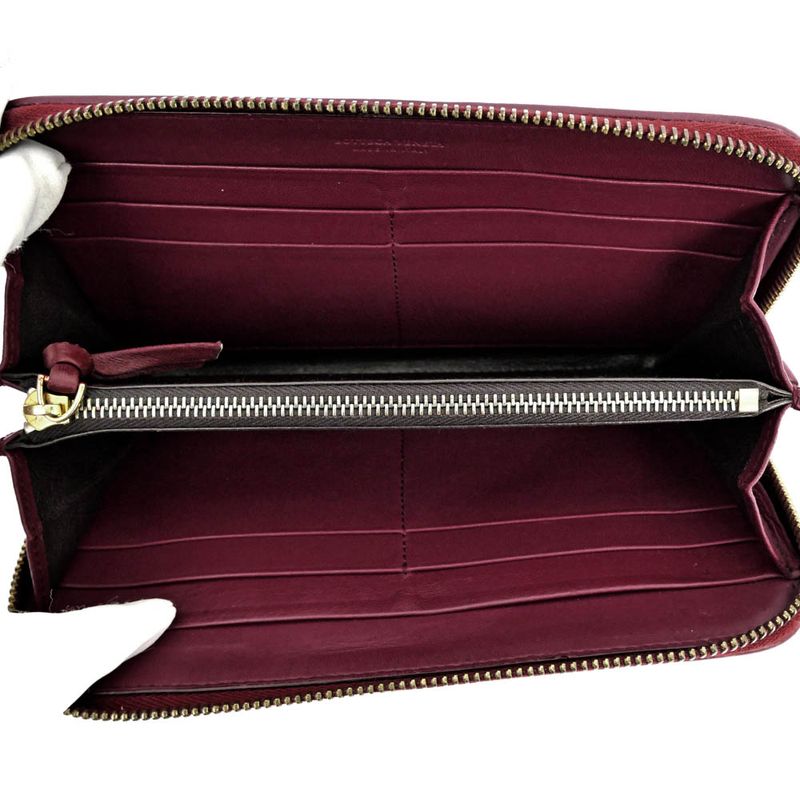 Bottega Veneta Zip Around Wallet Long Wallet Intrecciato 114076 Bold