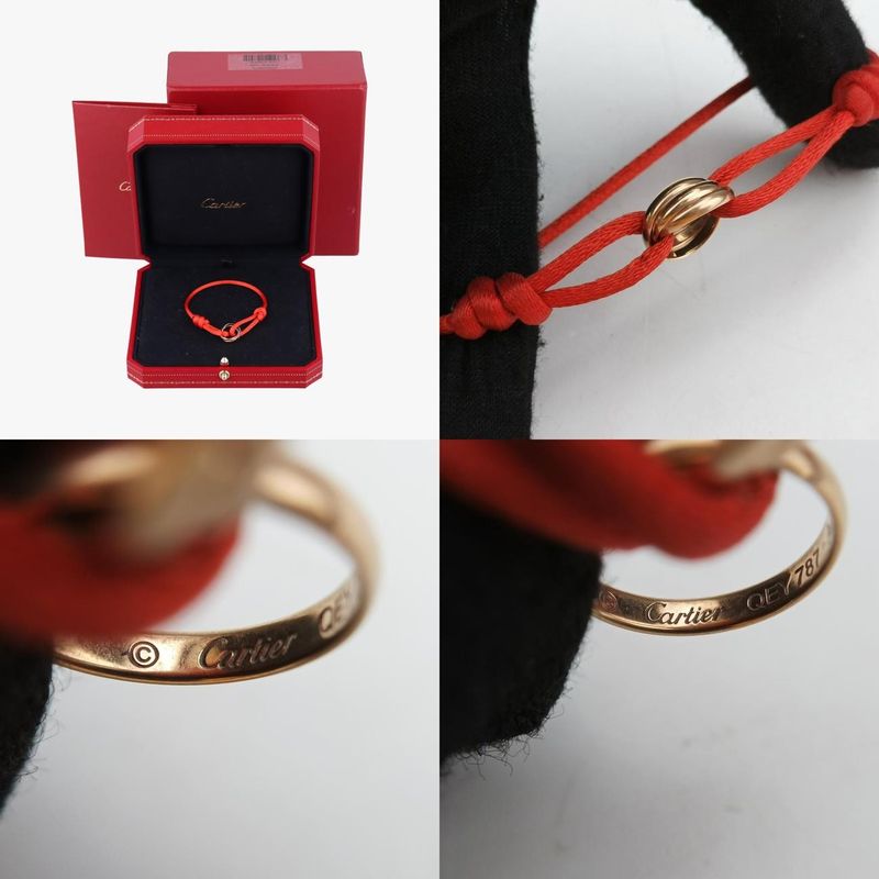 Cartier Neon Cord Red And Gold Au750b6069100qey787