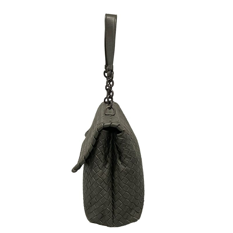 Bottega Veneta Handbag Medium Olympia Bag B04828865q Dark Grey Leather