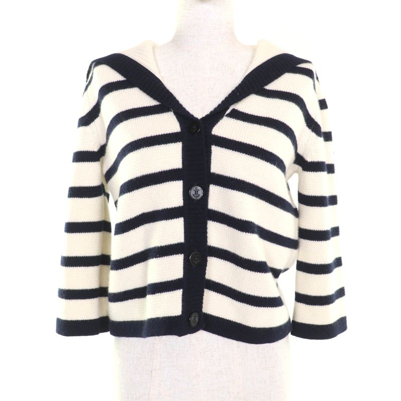 Christian DIOR 224g02am309 Cashmere Blend With Anchor Buttons Logo Design