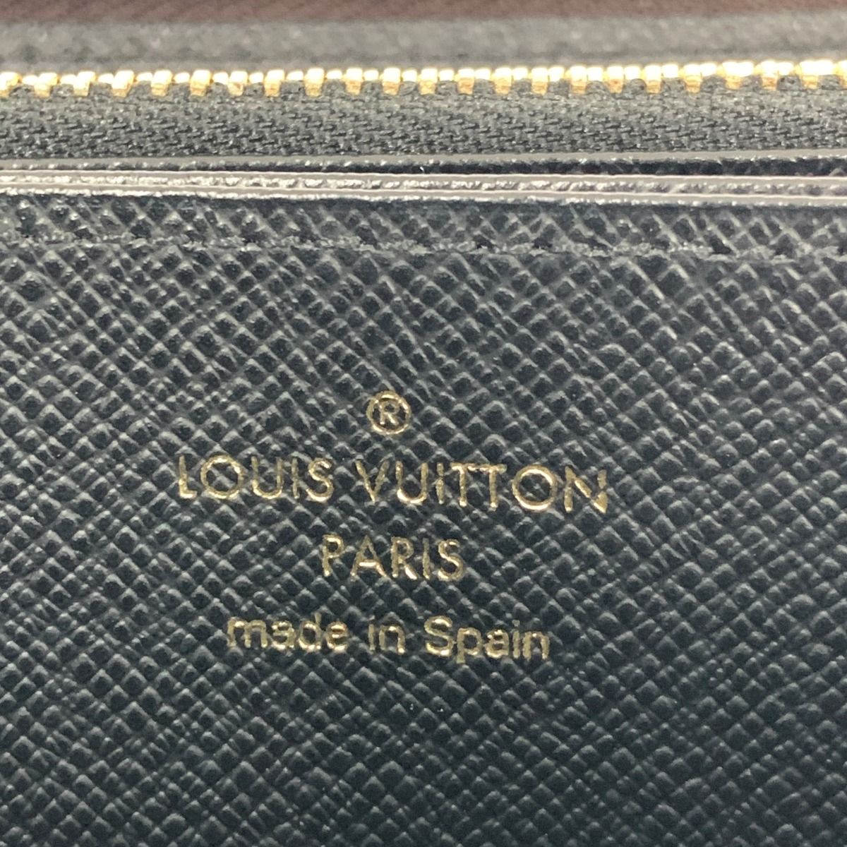 Louis Vuitton Giant Monogram Reverse Zippy Wallet Round Zipper Long Wallet