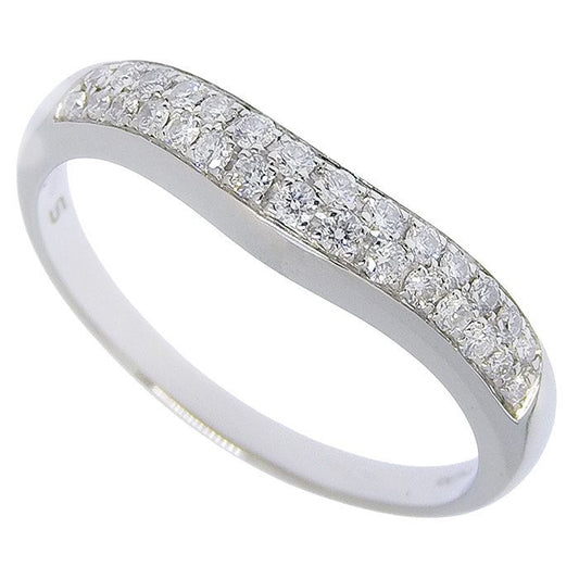 Bvlgari Bulgari Corona Pave Diamond Ring Pt950 Platinum Diamond #8 Ring