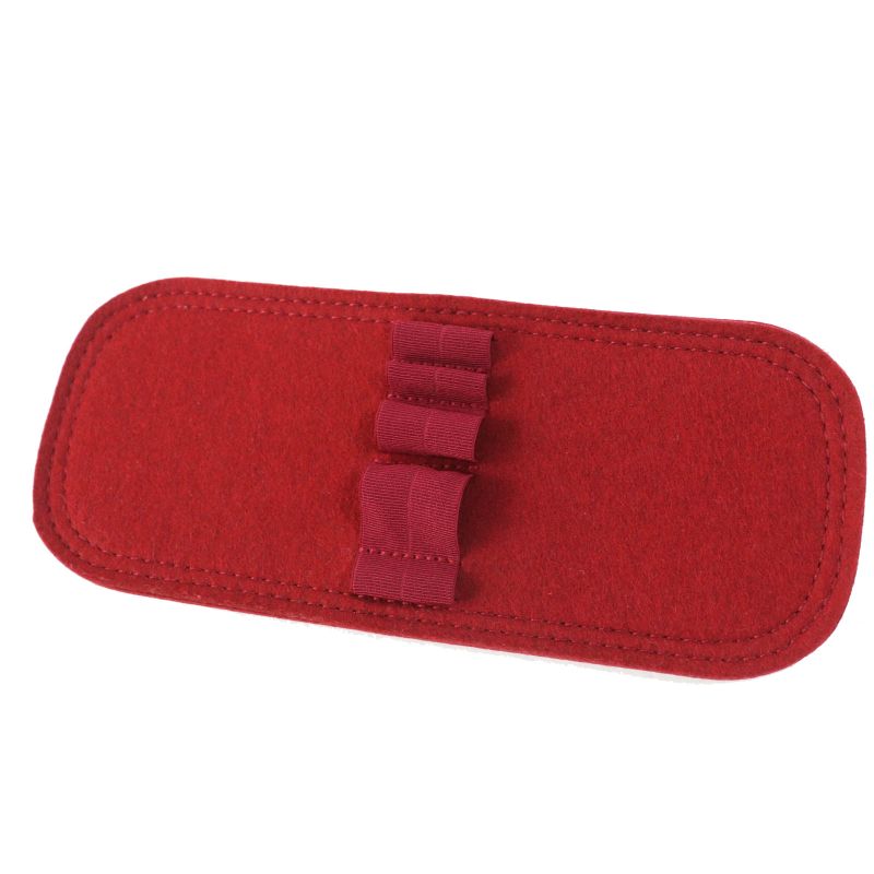 Hermes Escal Cognac Silver Hardware Cosmetic Pouch With Box Made In France