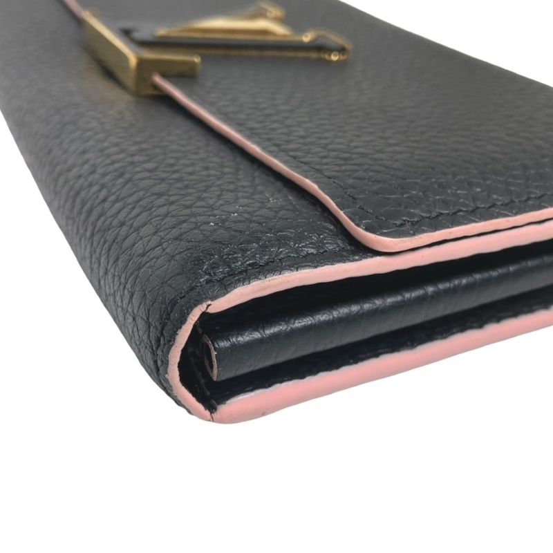 Louis Vuitton M67663 Taurillon Portefeuille Capucines Long Wallet Louis Vuitton