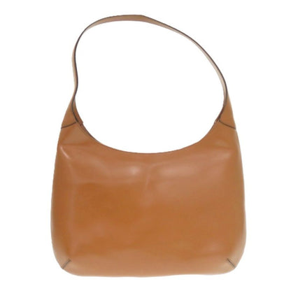 Celine Shape Push Leather Camel Shoulder Bag Brown 0441 Celine Women