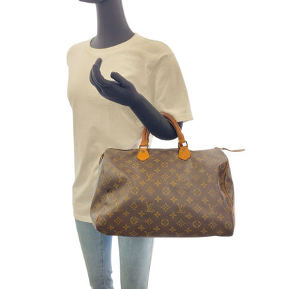 Louis Vuitton Monogram Speedy -35 Brown PVC M41524 Handbag Boston Bag Ladies