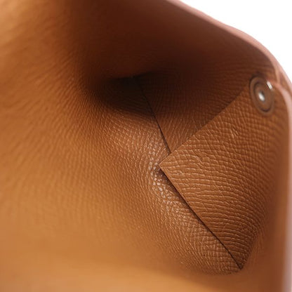 Hermes Coin Case Bastia Vaux Epson Gold Silver Hardware Never Used Brown