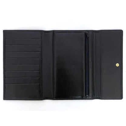 Loewe Trifold Wallet Ec21948 Black Anagram Nappa
