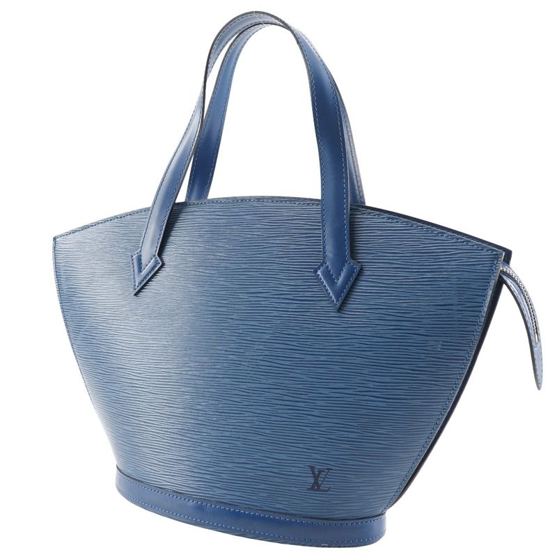 Louis Vuitton Saint-jacques M52275 Epi Leather Toledo Blue Vi0995 Ladies Handbag
