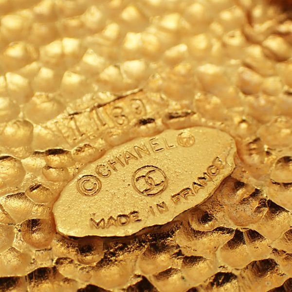 Chanel Brooch 1169 Vintage GP Round Lion With Box Chanel