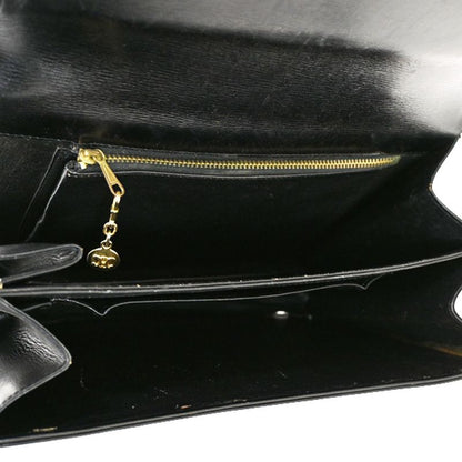 Celine Carriage Shoulder Bag Leather Black 67fa291